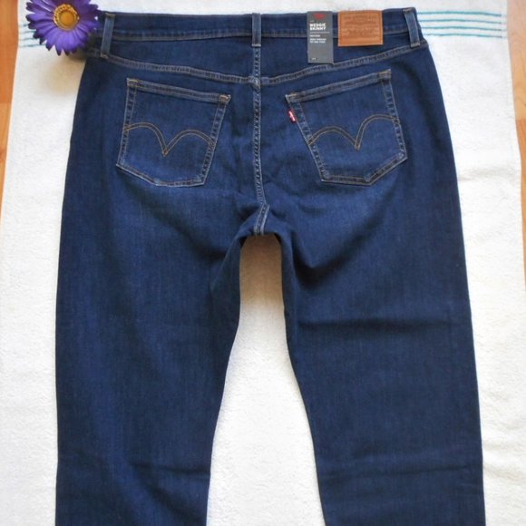 🌸SOLD🌸 New LEVI'S JEANS Size 20W Wedgie Skinny Denim - Picture 5 of 11